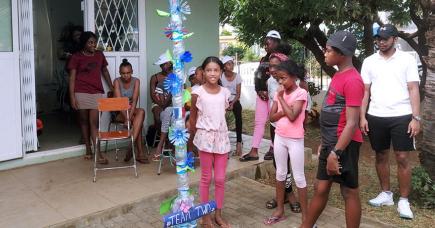 Jusqu'ici plusieurs enfants et jeunes du village de La Valette ont participé aux activités de We-Recycle.
