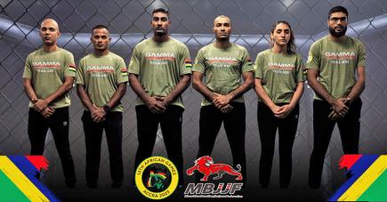 L’équipe mauricienne des MMA a fait le déplacement à Accra grâce au soutien des instances locales et internationales. 
