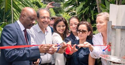 Le lancement du projet et l'inauguration du jardin ont eu lieu jeudi dernier devant un parterre d'invités.