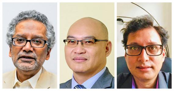Kris Valaydon, Kwang Poon et Parvèz Dookhy ont des avis divergents  sur la question du besoin ou non d’un recensement ethnique. 