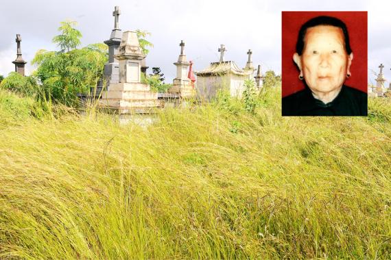 Les restes de Sui Youn Siong ont été retrouvés dans l’herbe