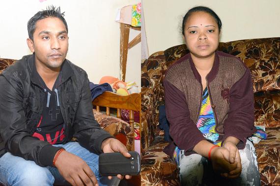 Vikash Ramdin et Michaella, sa belle-mère, réclament justice.