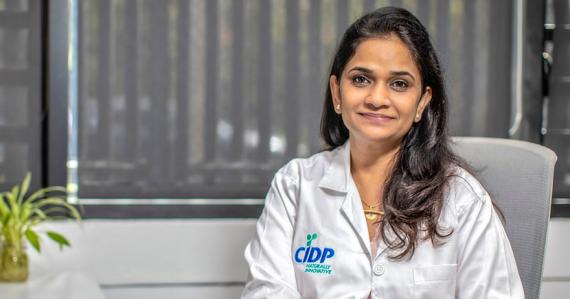 Le Dr Gitanjali Petkar, investigatrice principale et experte médicale au CIDP.