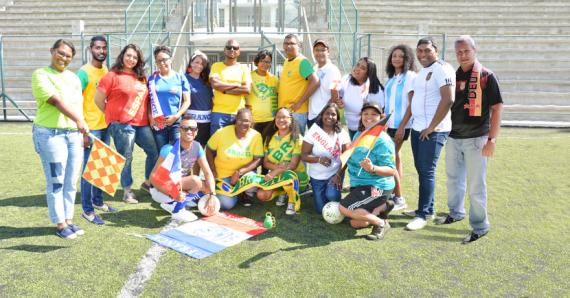 L’équipe de 5-Plus dimanche tient à remercier le Mauritius Sports Council ainsi que les préposés du stade St François Xavier pour leur collaboration lors de la réalisation de cette photo.