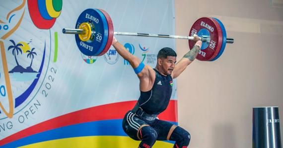 Dinesh Pandoo a brillé chez les 81 kg.
