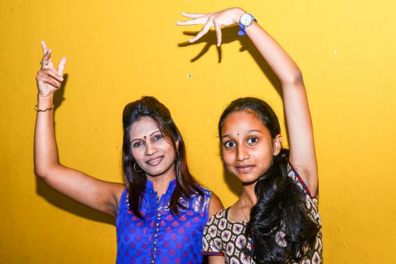 Medha Pyla-ramana et sa fille Yesha partagent la même passion pour la danse classique. 