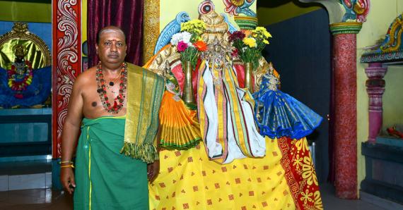 L’aya Kuswarugun accompagnera environ 150 dévots lors de la cérémonie