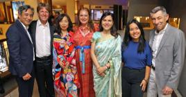 Une cérémonie pour célébrer le partenariat avec la société Accenture a récemment eu lieu en presence de Kobita Jugnauth, la marraine de l'Indian Ocean Marine Life Foundation.