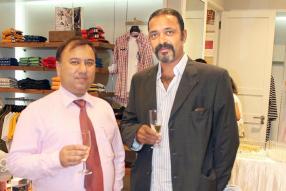 Vivek Singhal, Chief Operating Officer de Fashion Style, et Pierre-Alain Appadoo, rédacteur en chef de Côte Nord Magazine.